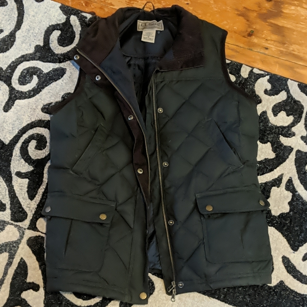 LL Bean down vest.